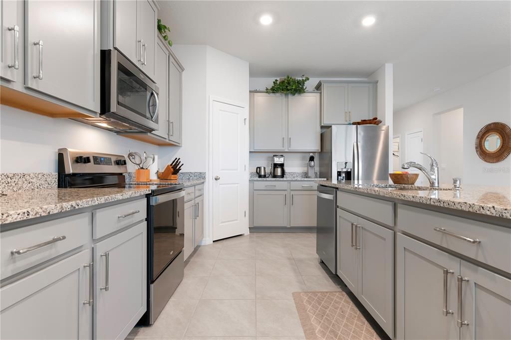 Interior, Kitchen, Recessed Lighting, Stainless Steel Appliances