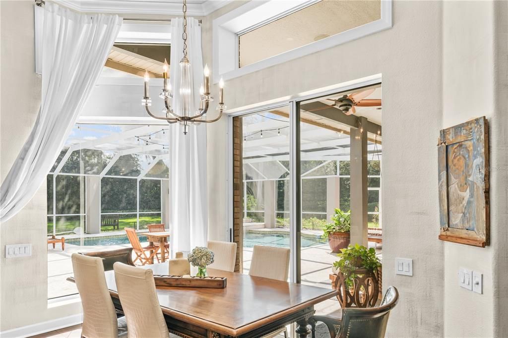 Dining room, Glass Ceilings, Interior, Pendant Lights, Sun Room