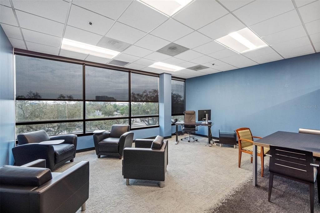 Home Office, Interior, Living room, Recessed Lighting