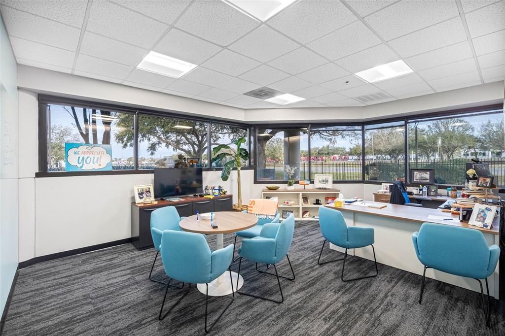 Home Office, Interior, Recessed Lighting