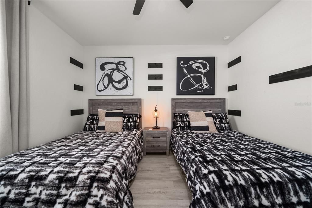 Bedroom, Interior, Wood Texture Flooring