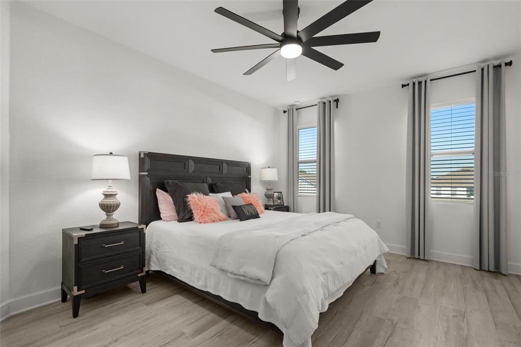 Bedroom, Interior, Wood Texture Flooring