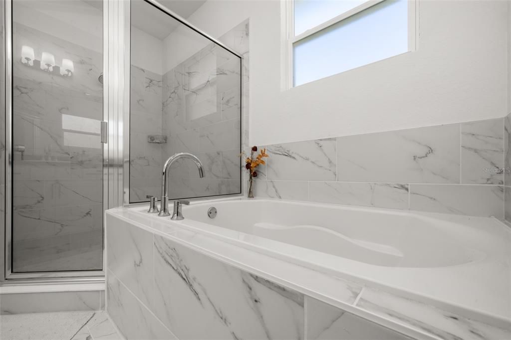 Bathroom, Glass Shower, Interior, Marble, Marble Walls