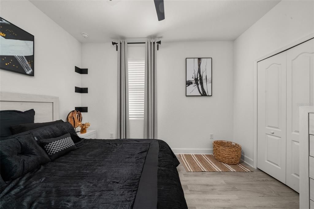 Bedroom, Interior, Wood Texture Flooring