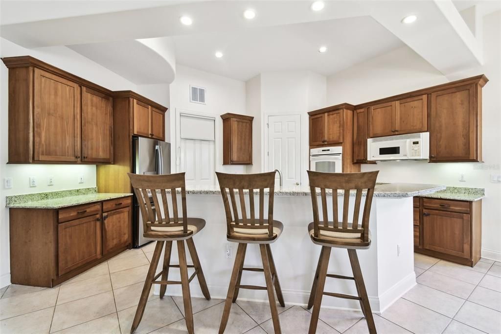 Interior, Kitchen, Recessed Lighting, Stainless Steel Appliances