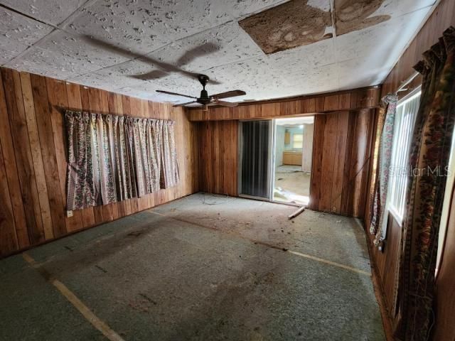 Empty room, Interior, Wooden Walls