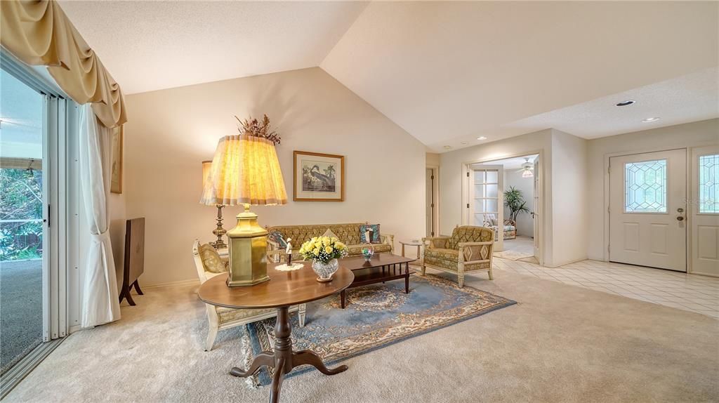 Interior, Living room, Recessed Lighting