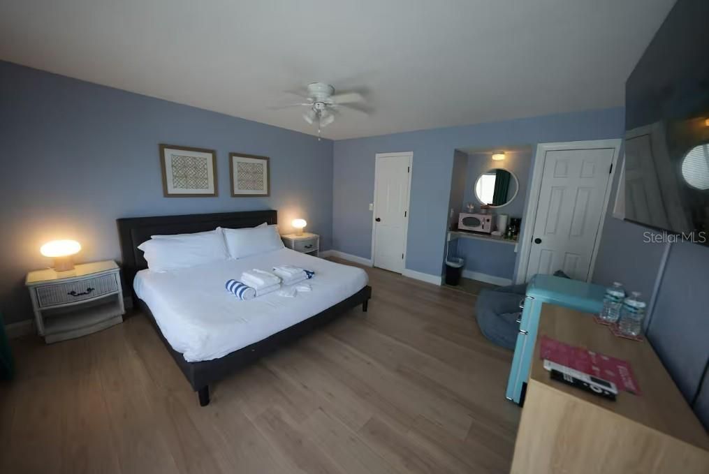 Bedroom, Interior, Wood Texture Flooring