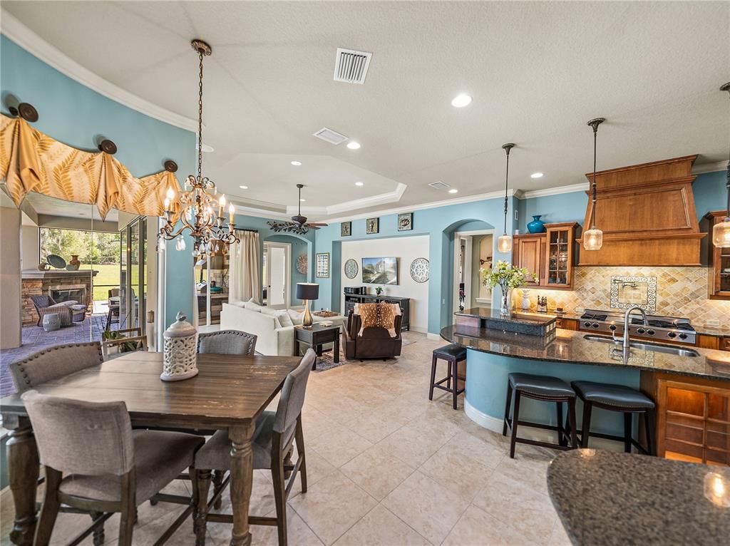 Chandelier, Dining room, Interior, Kitchen, Living room, Pendant Lights, Recessed Lighting