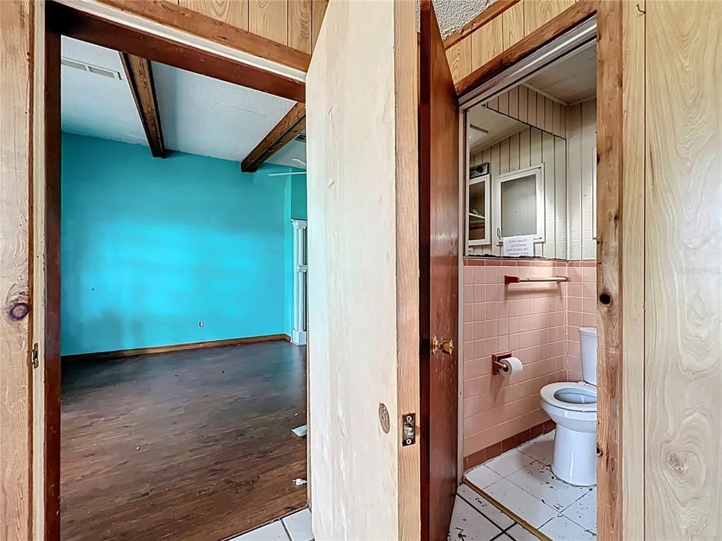 Bathroom, Interior, Wood Texture Flooring
