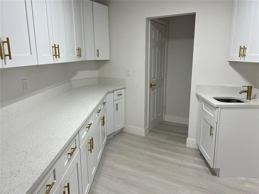 Interior, Kitchen, Wood Texture Flooring