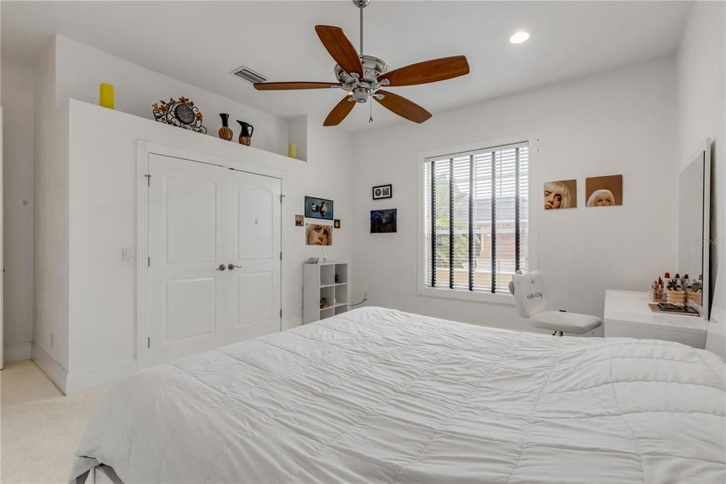 Bedroom, Interior, Recessed Lighting