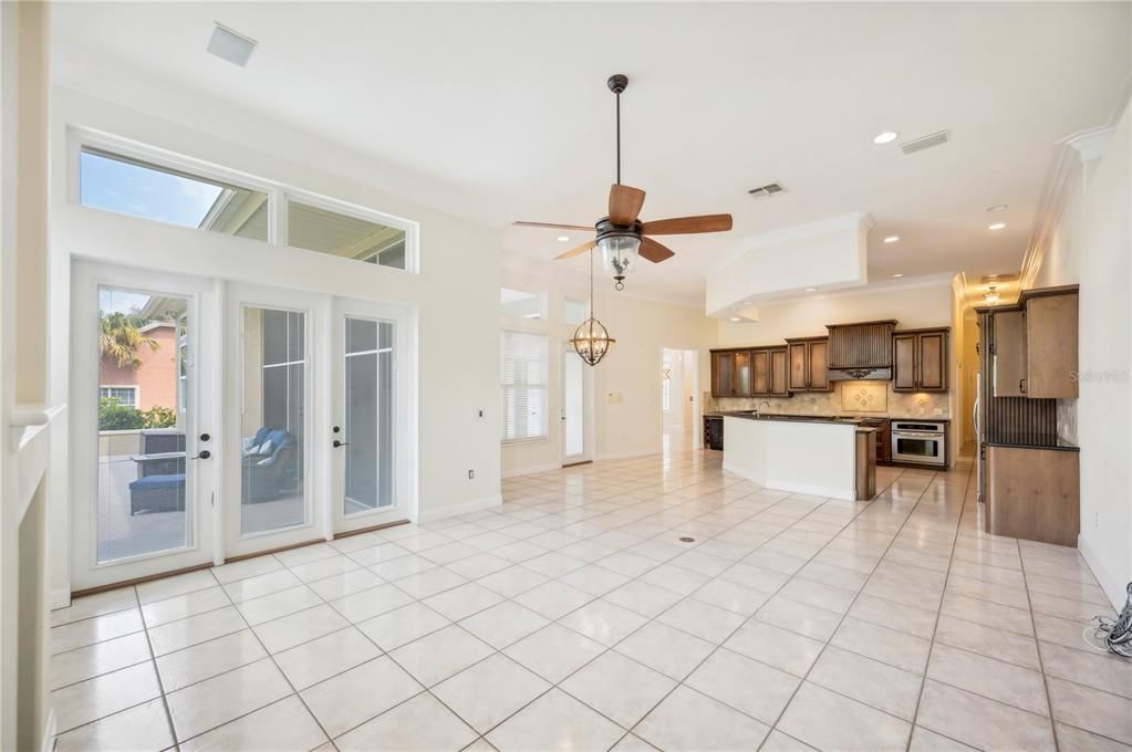 Chandelier, Interior, Kitchen, Recessed Lighting