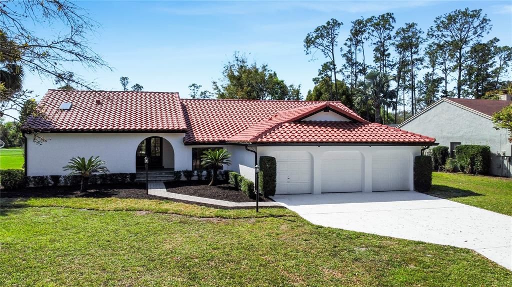 Attached, Backyard, Exterior, Facade, Spanish Mediterranean
