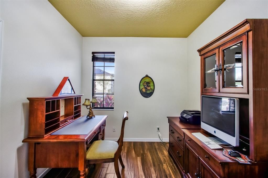 Home Office, Interior, Wood Texture Flooring