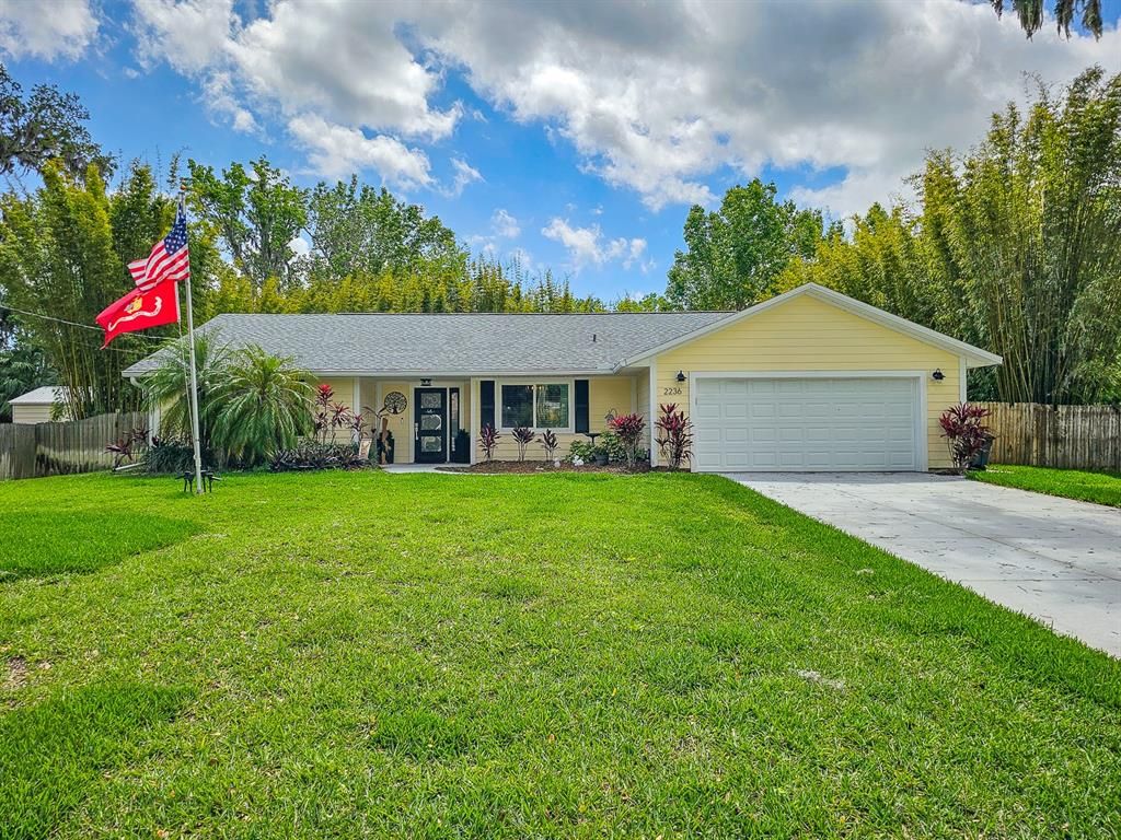 Attached, Backyard, Exterior, Facade, Ranch