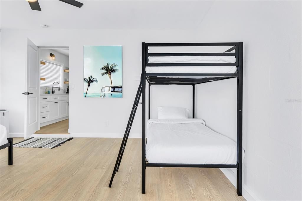 Bedroom, Interior, Wood Texture Flooring