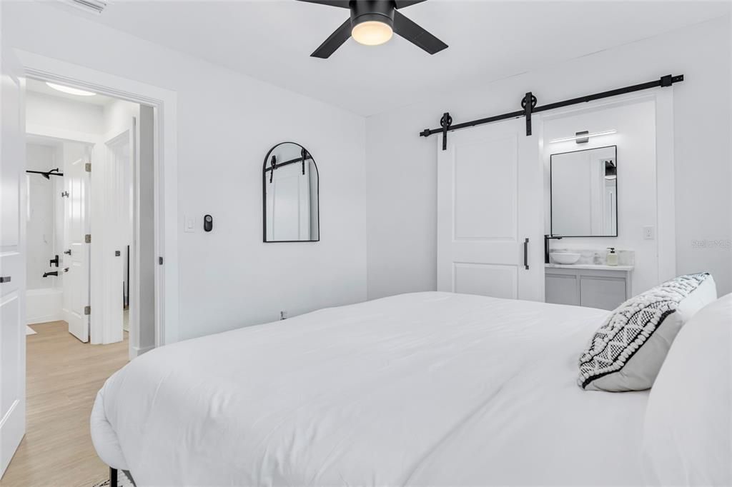 Bedroom, Interior, Wood Texture Flooring