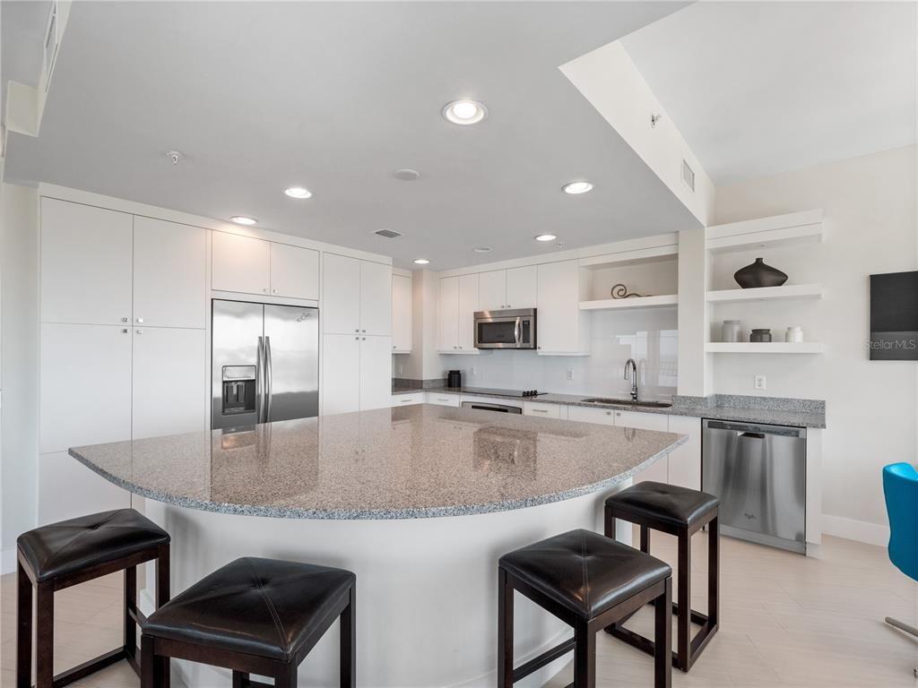 Interior, Kitchen, Recessed Lighting, Stainless Steel Appliances