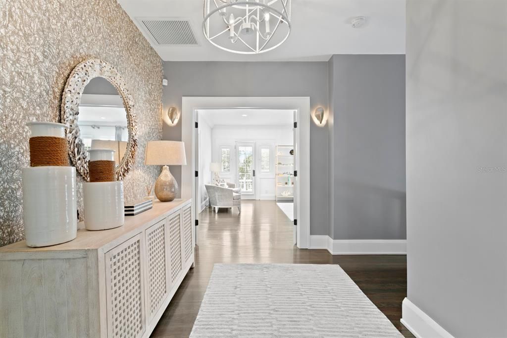 Interior, Pendant Lights, Wood Texture Flooring