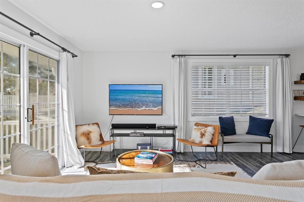 Interior, Living room, Recessed Lighting