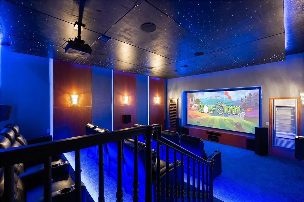 Interior, Projection Screen, Theatre Room