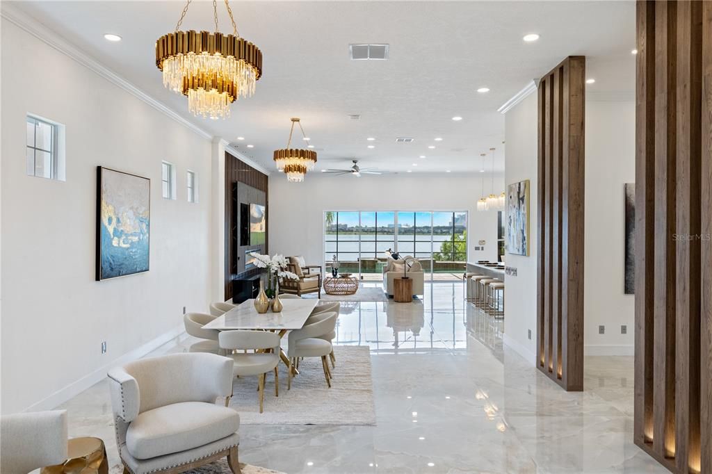 Chandelier, Dining room, Interior, Living room, Pendant Lights, Recessed Lighting