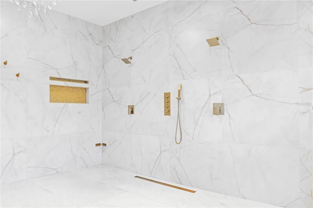 Bathroom, Interior, Marble Walls