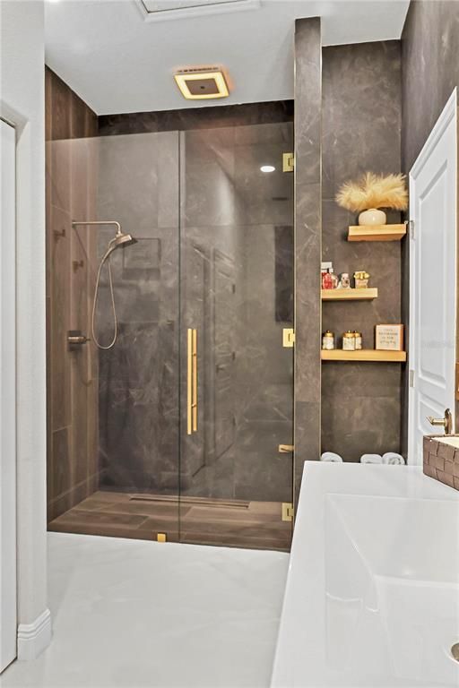 Bathroom, Glass Shower, Interior
