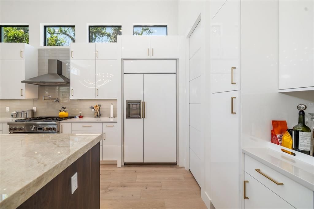 Interior, Kitchen, Wood Texture Flooring