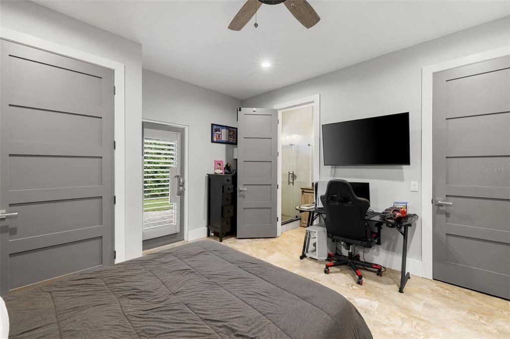 Bedroom, Home Office, Interior, Recessed Lighting
