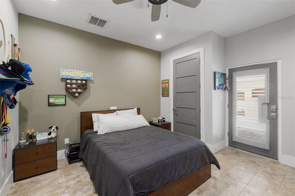 Bedroom, Interior, Recessed Lighting