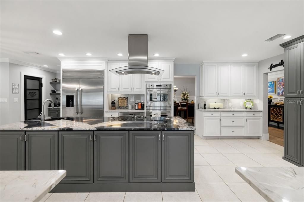 Interior, Kitchen, Recessed Lighting, Stainless Steel Appliances