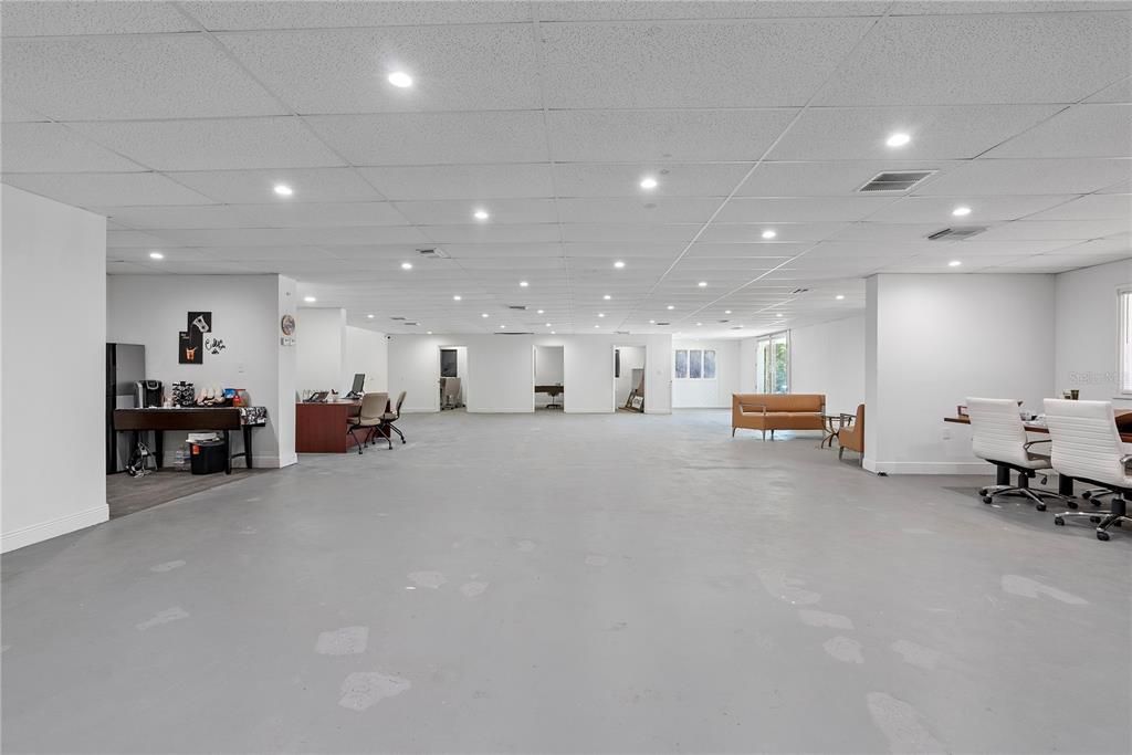 Home Office, Interior, Recessed Lighting