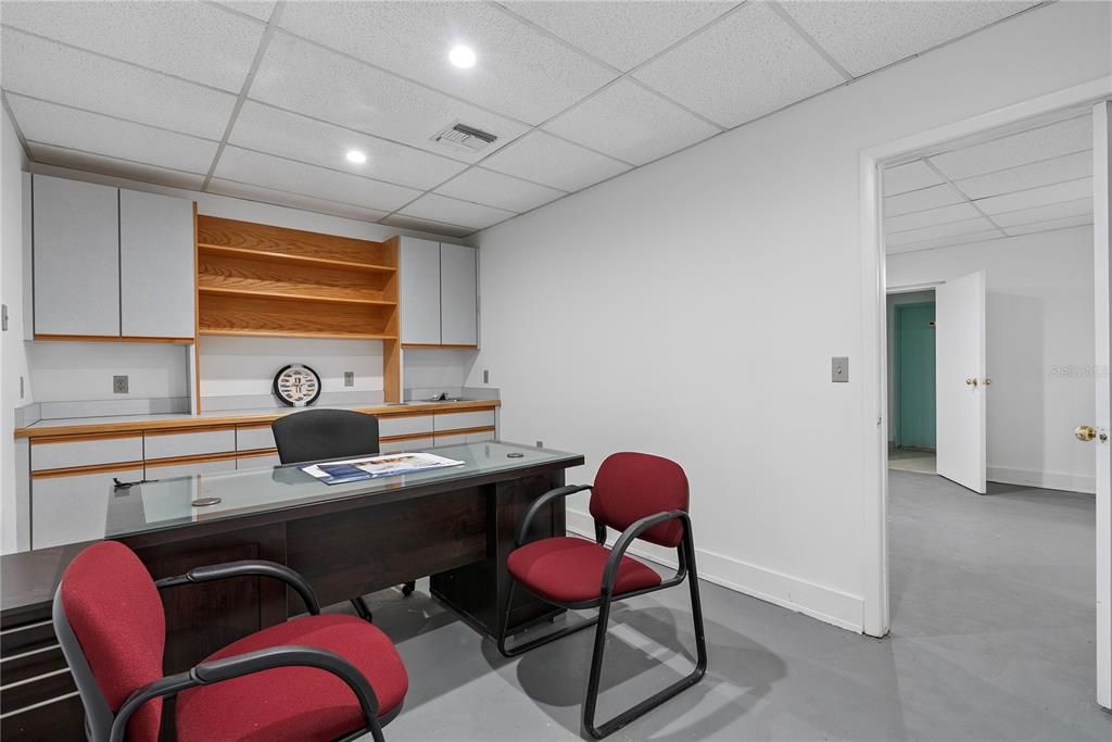 Home Office, Interior, Recessed Lighting