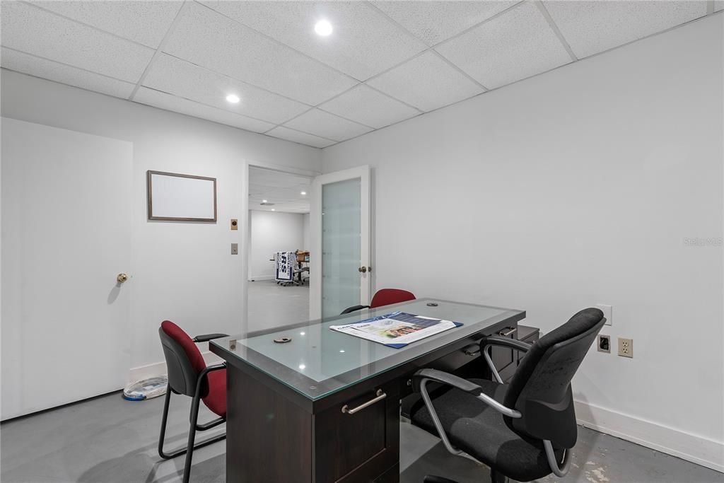 Home Office, Interior, Recessed Lighting