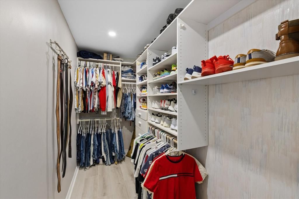Interior, Recessed Lighting, Walk-in Closets, Wood Texture Flooring