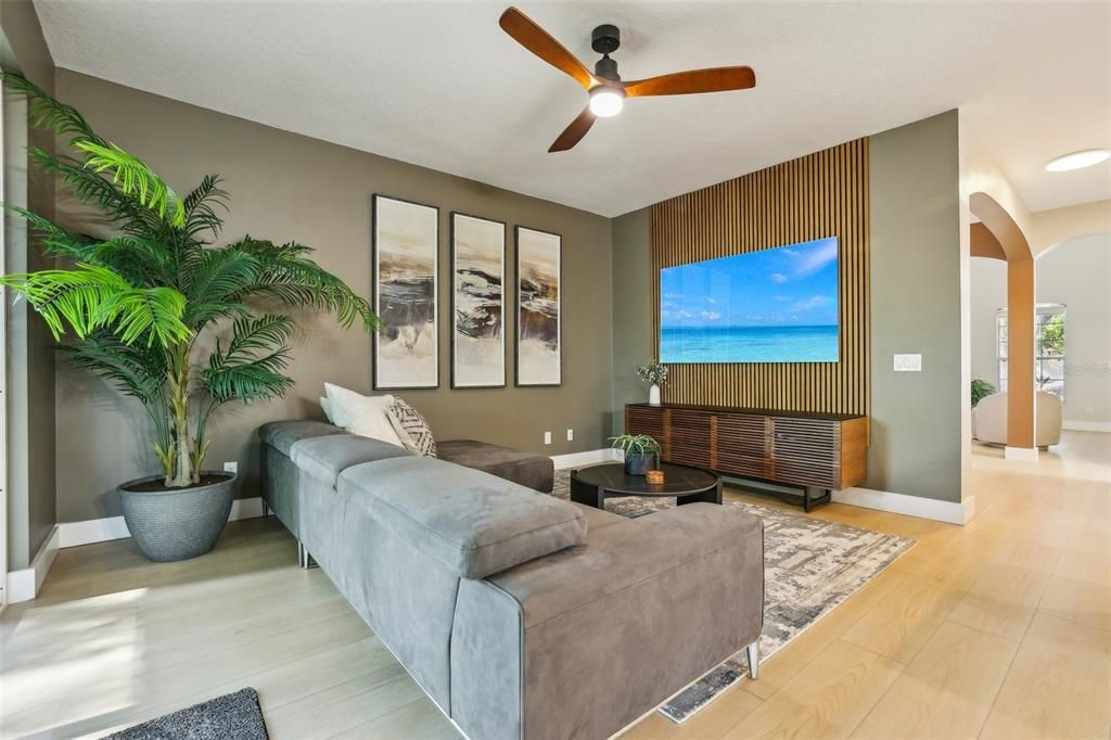 Interior, Living room, Water, Wood Texture Flooring