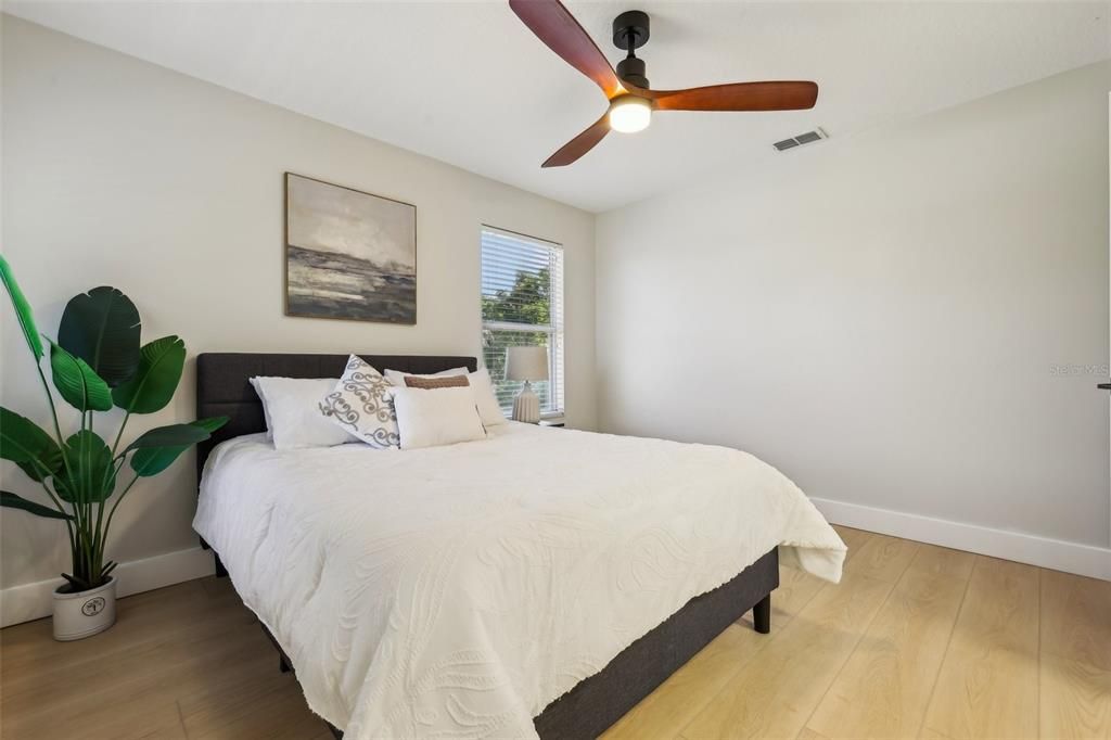 Bedroom, Interior, Wood Texture Flooring