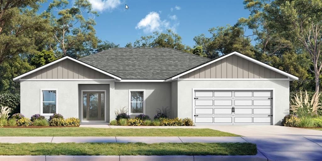 Attached, Exterior, Facade, Ranch