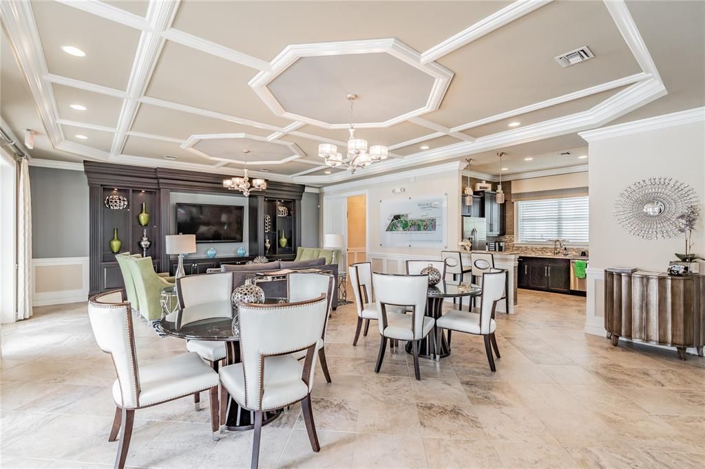 Chandelier, Dining room, Interior, Kitchen, Living room, Pendant Lights, Recessed Lighting