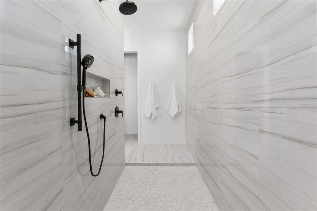 Bathroom, Interior, Marble Walls
