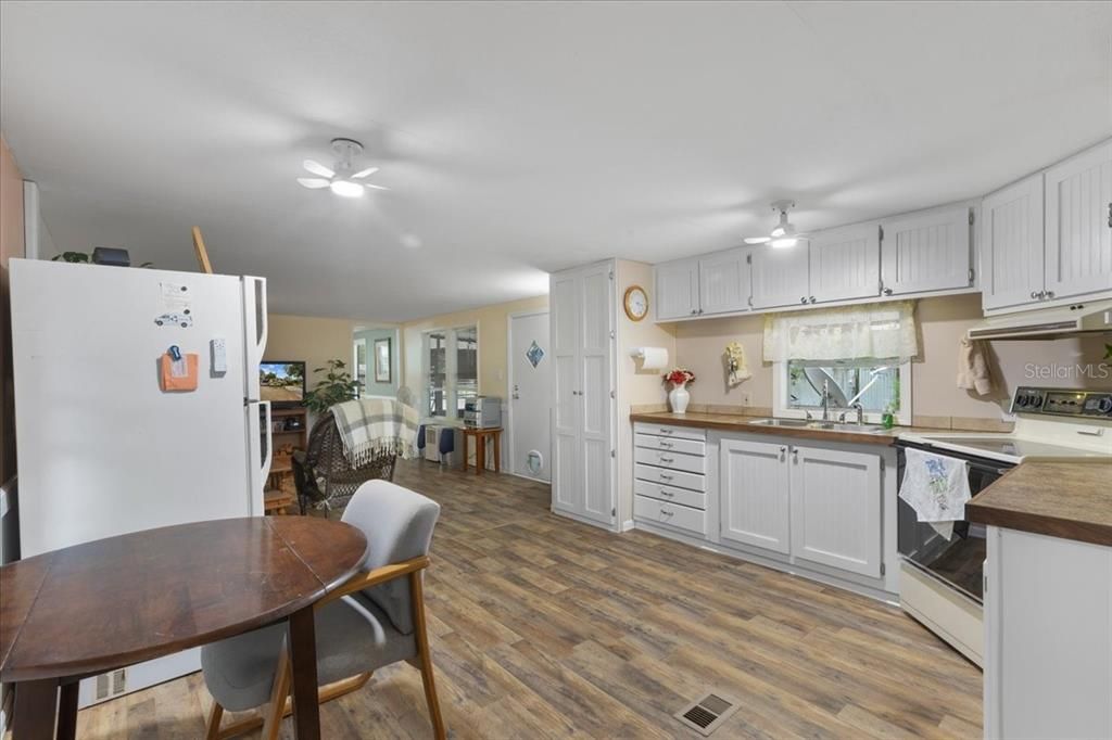 Dining room, Interior, Kitchen, Wood Texture Flooring