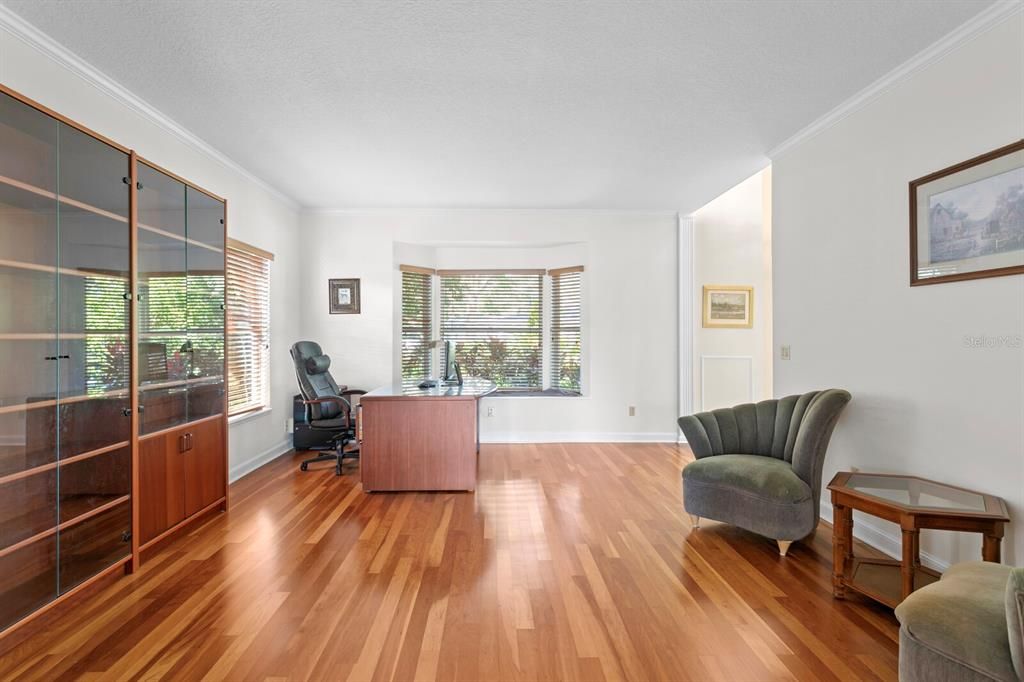 Home Office, Interior, Wood Texture Flooring