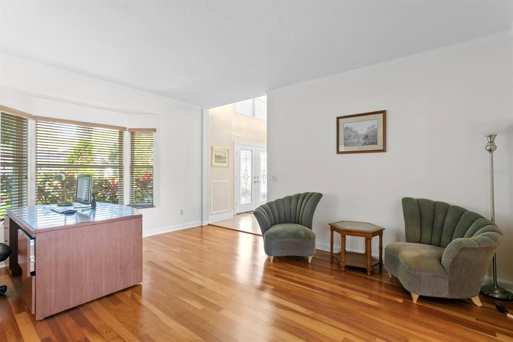 Home Office, Interior, Wood Texture Flooring