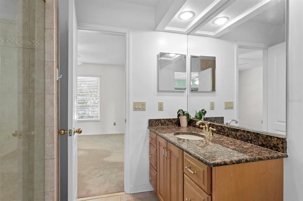 Bathroom, Dual Sink Vanities, Glass Shower, Interior