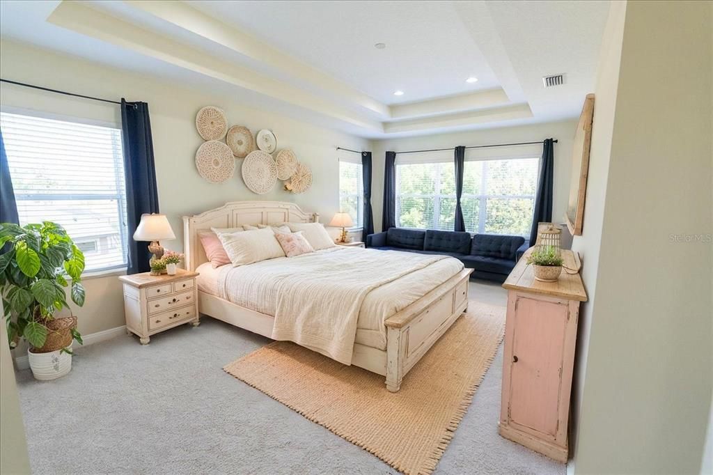 Bedroom, Interior, Recessed Lighting
