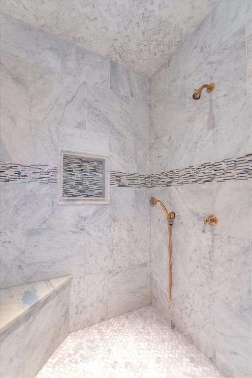 Bathroom, Interior, Marble Walls