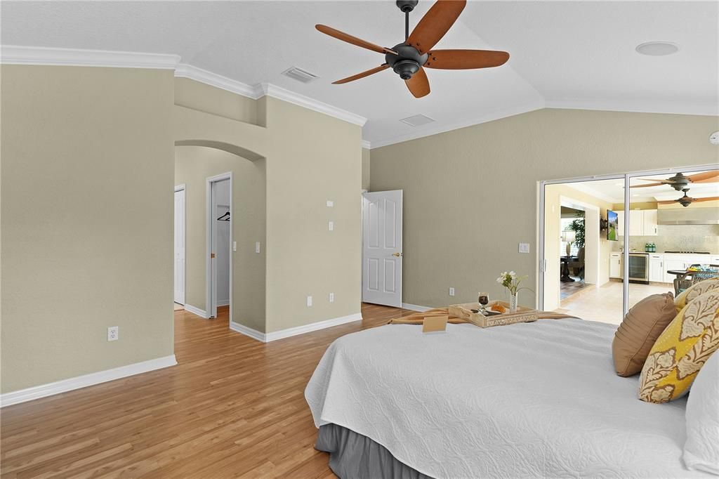 Bedroom, Interior, Wood Texture Flooring