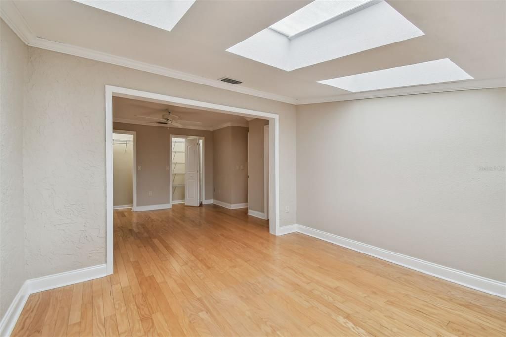 Empty room, Interior, Wood Texture Flooring